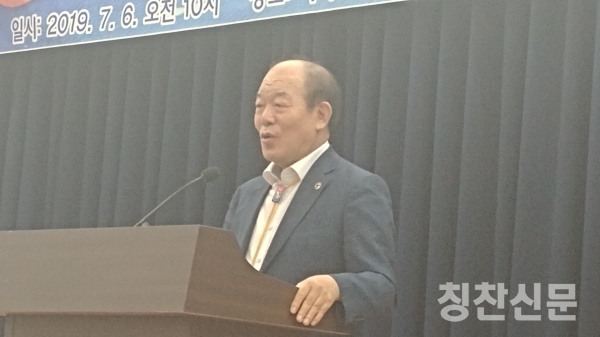 김영진(5선의원, 제53대 농림부장관) 명예대회장 축사